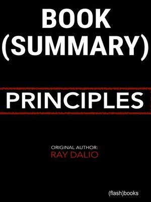 cover image of Book Summary: Principles